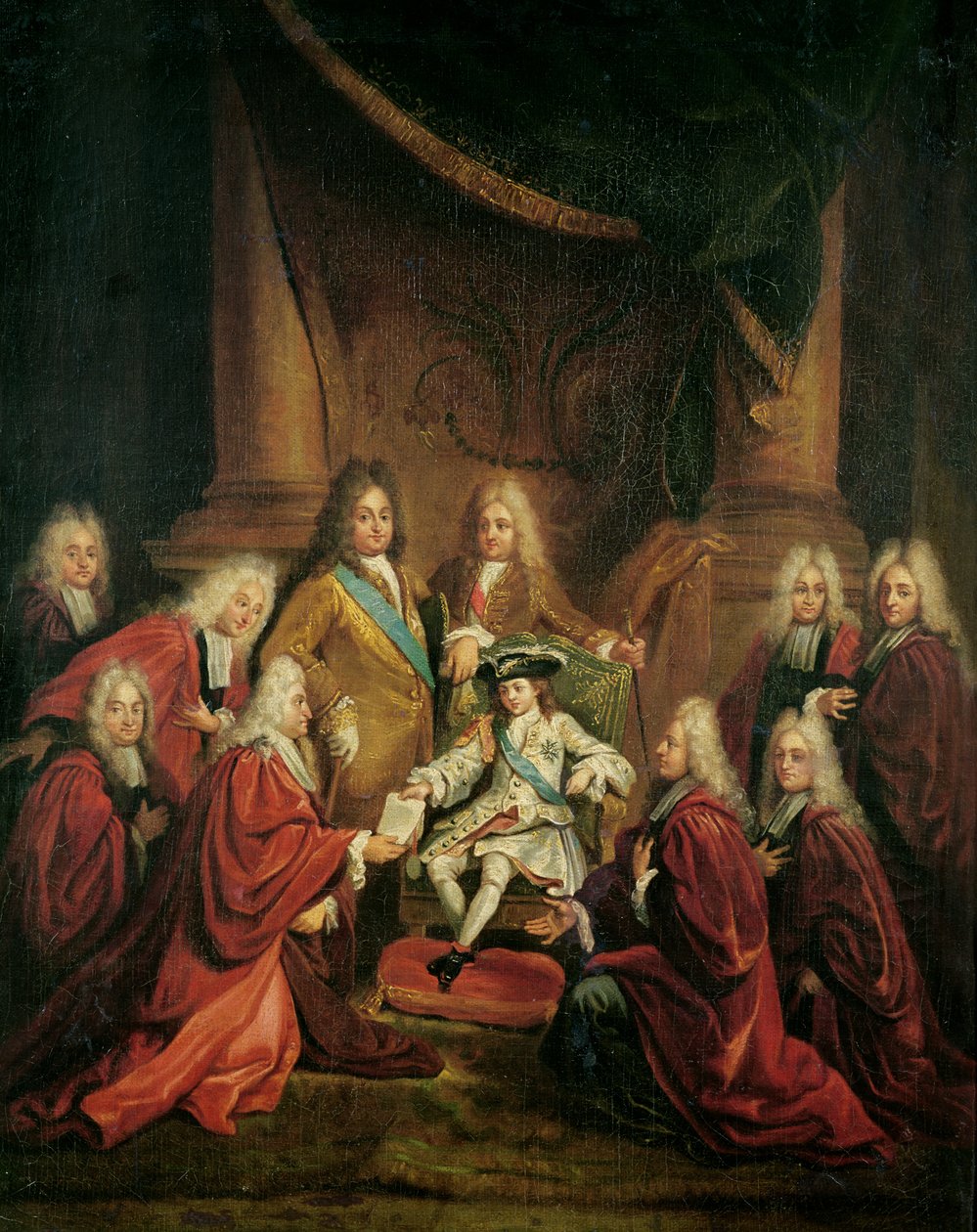 Louis XV Granting Patents of Nobility to the Municipal Body of Paris by Louis de, the Younger Boulogne