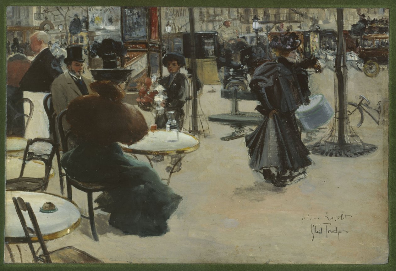 Street Scene, also known as Terrace of a Café, ca. 1895 by Louis Abel Truchet