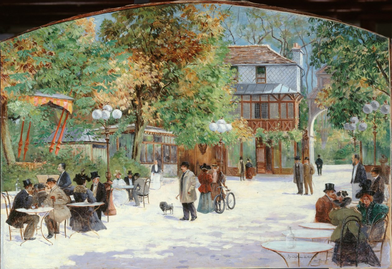 At the Chalet of the Château de Madrid, in the Bois de Boulogne, circa 1895 by Louis Abel Truchet