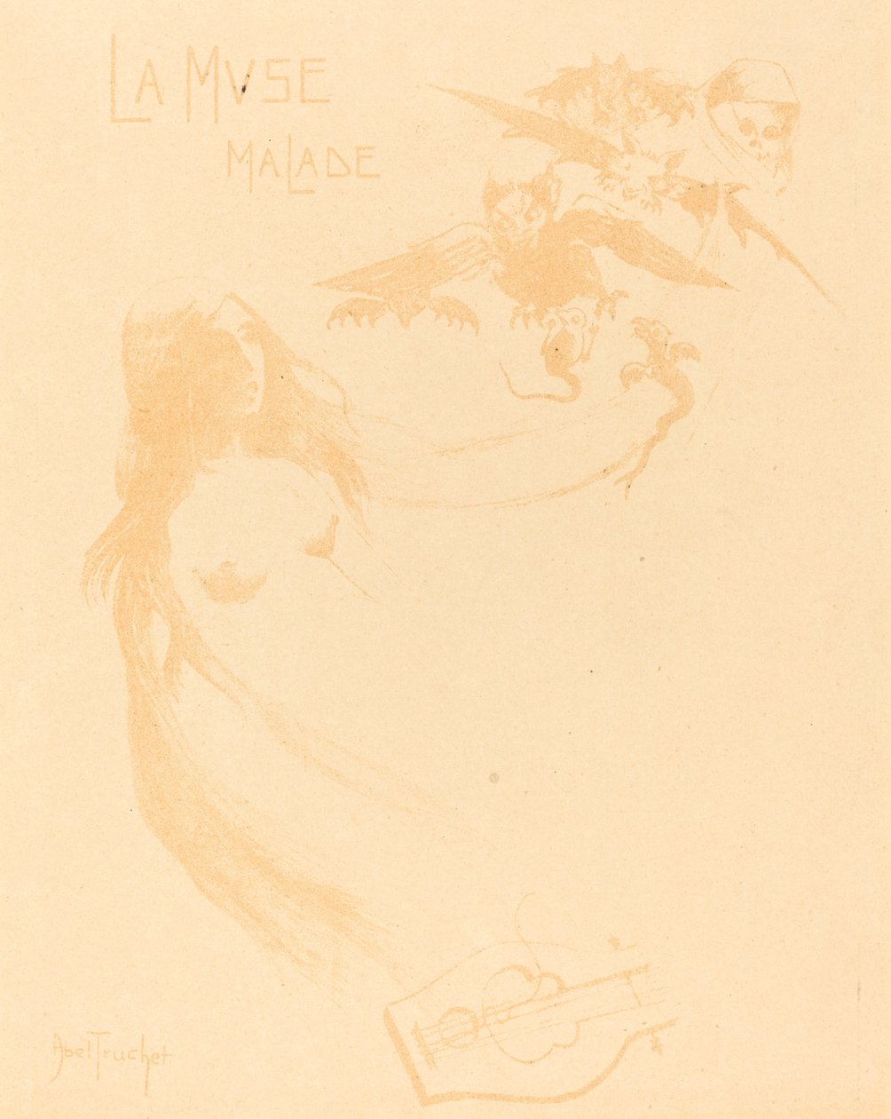The Sick Muse by Louis Abel Truchet