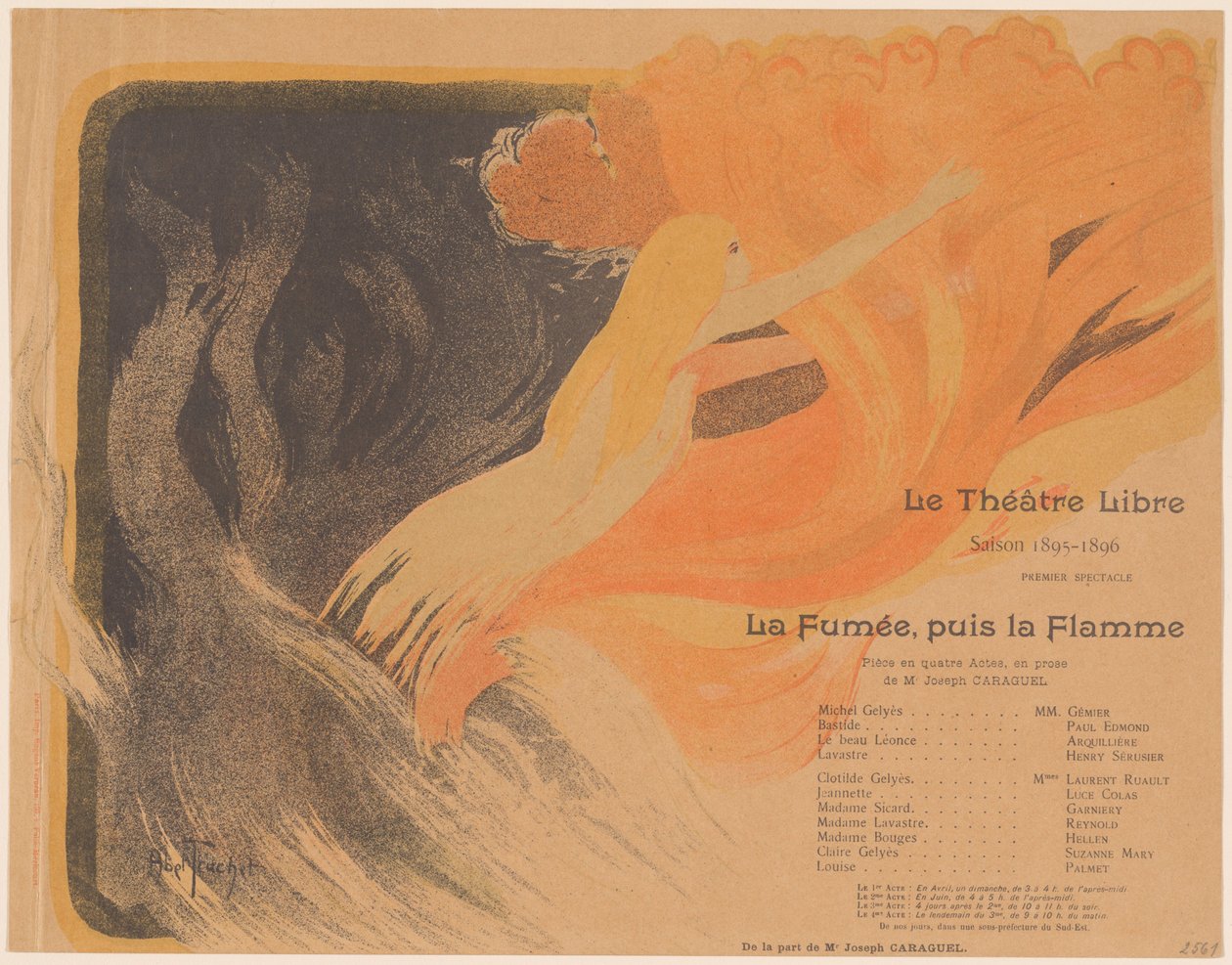 The Free Theatre: The Smoke, then the Flame, 24 October 1895 by Louis Abel Truchet