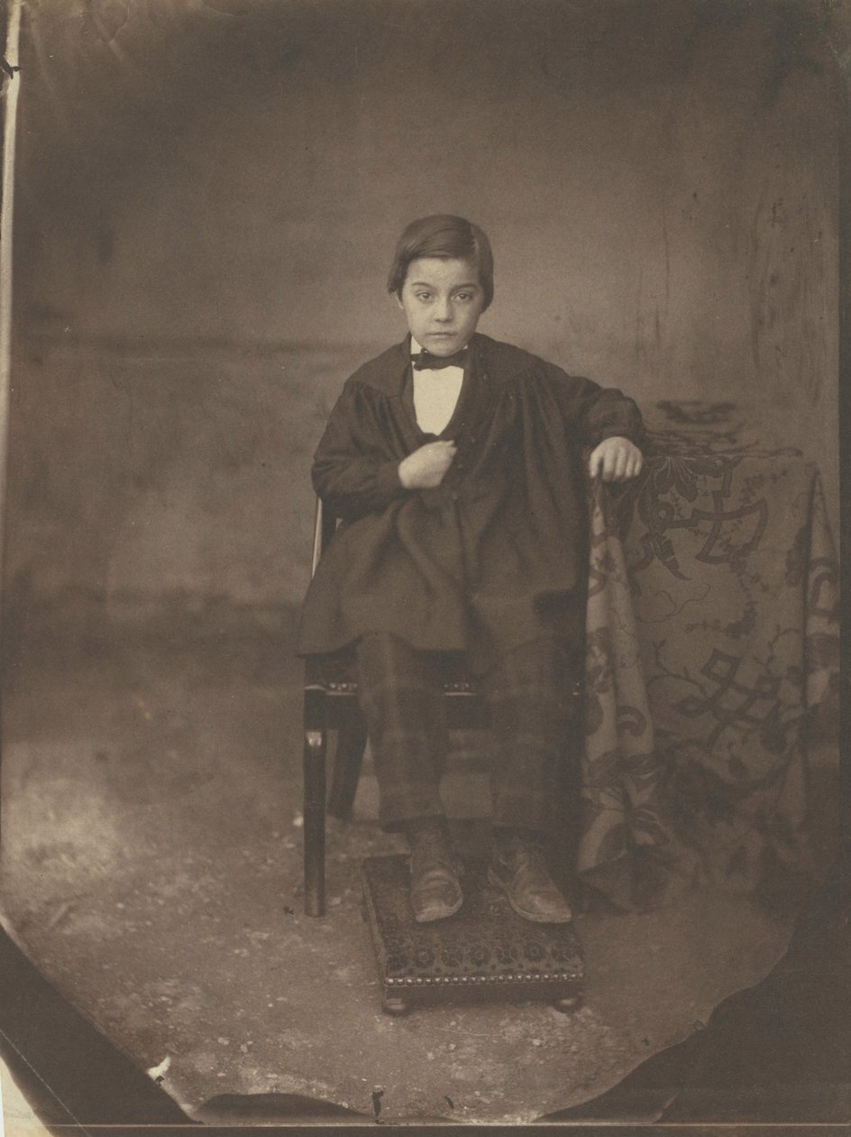 Portrait of a Young Boy by Louis Adolphe Humbert de Molard