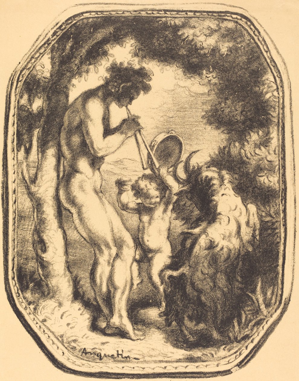 The Talion, The Cage, Those Who Remain, Fortune, 1898 by Louis Anquetin