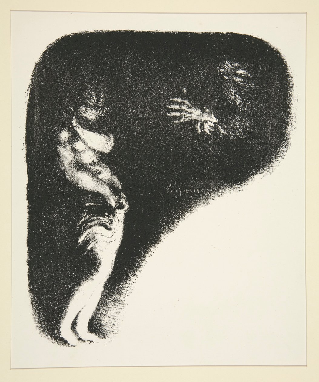 Program for Le Théâtre Libre by Louis Anquetin