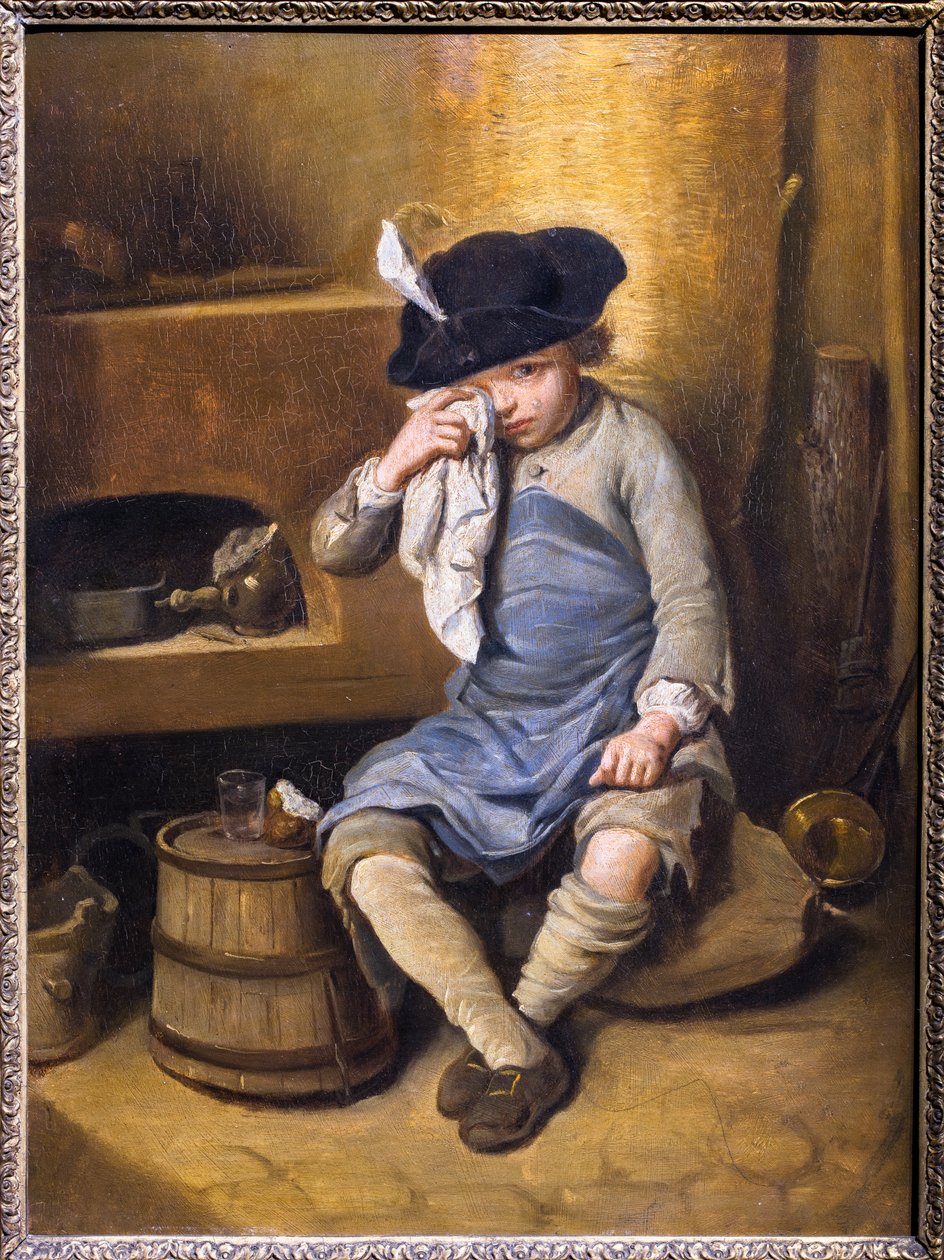 Child in Penitence or Sulking by Louis Aubert