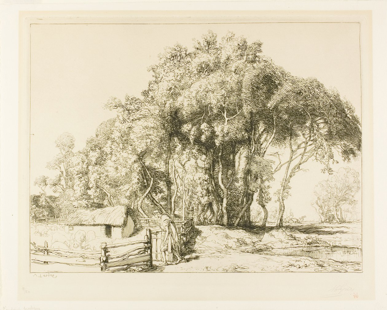The Prodigal Son by Louis Auguste Lepère