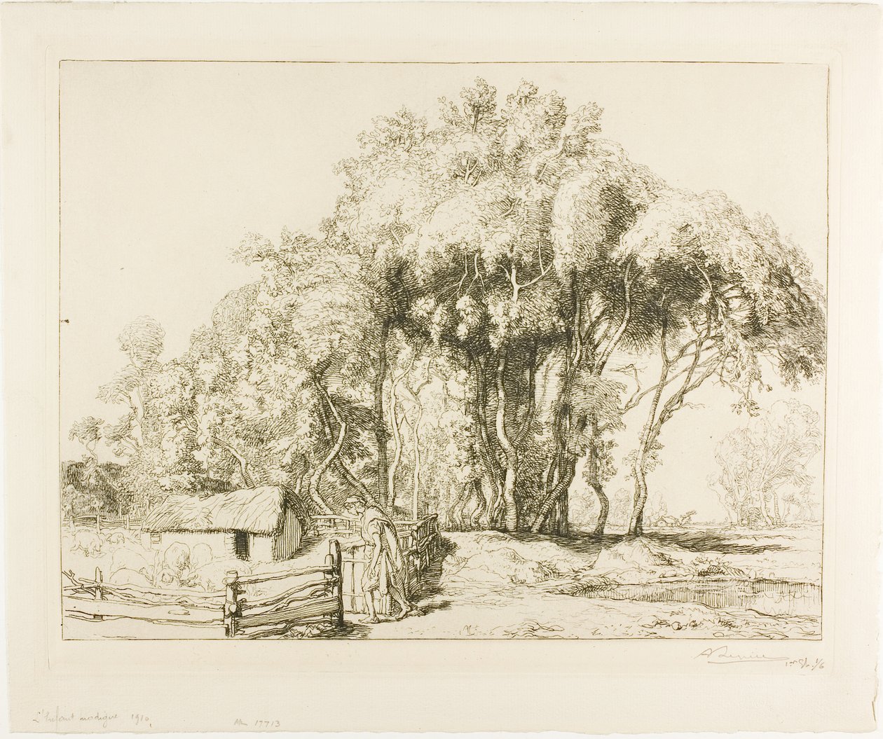 The Prodigal Son by Louis Auguste Lepère