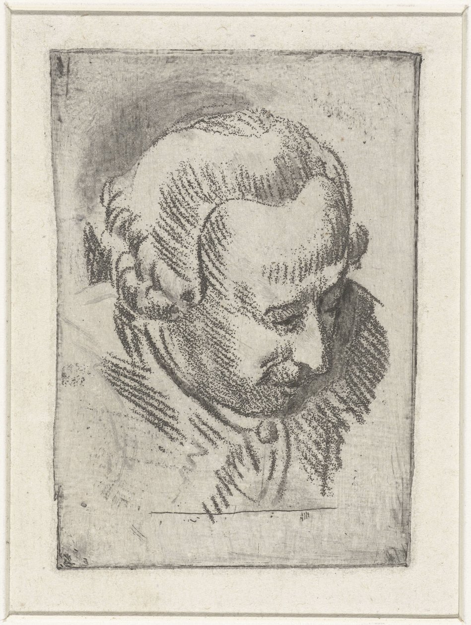 Head Study of Jean Baptiste Coclers by Louis Bernard Coclers