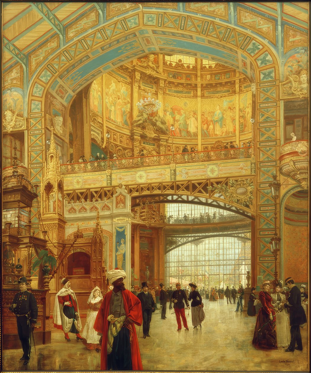 The Central Dome of the Machinery Hall at the 1889 World