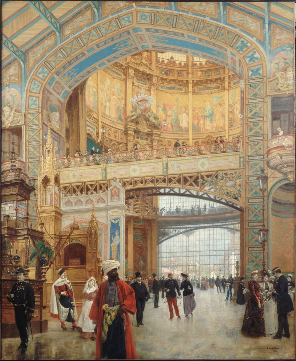 The Galerie des Machines of the World Fair in Paris 1889 by Louis Beroud