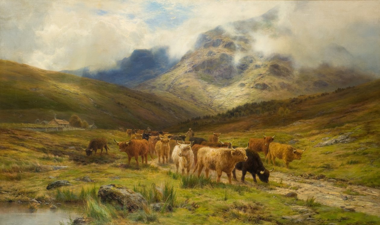 Leaving the Hills by Louis Bosworth Hurt