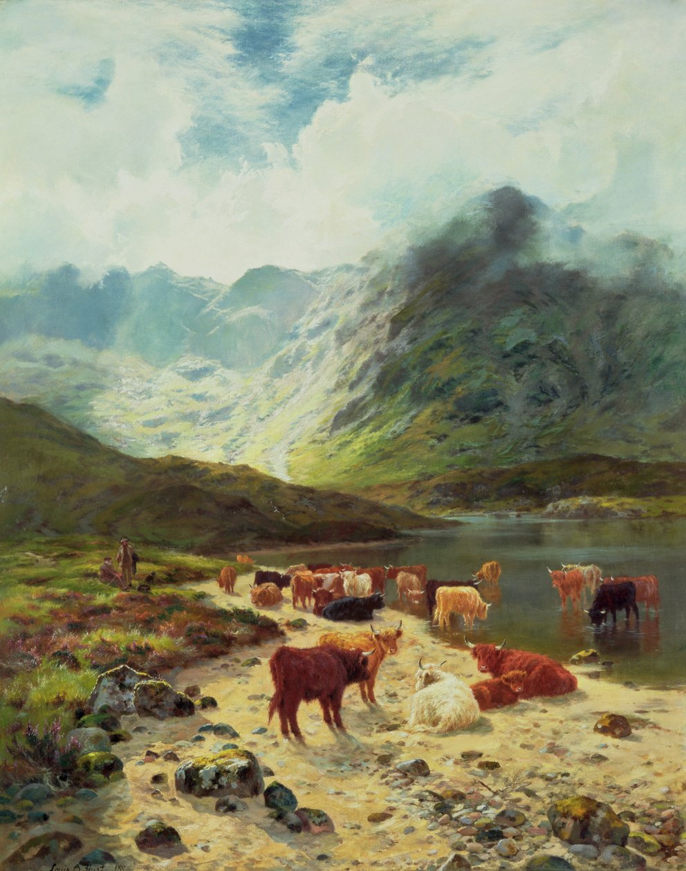 Ross-shire Loch by Louis Bosworth Hurt