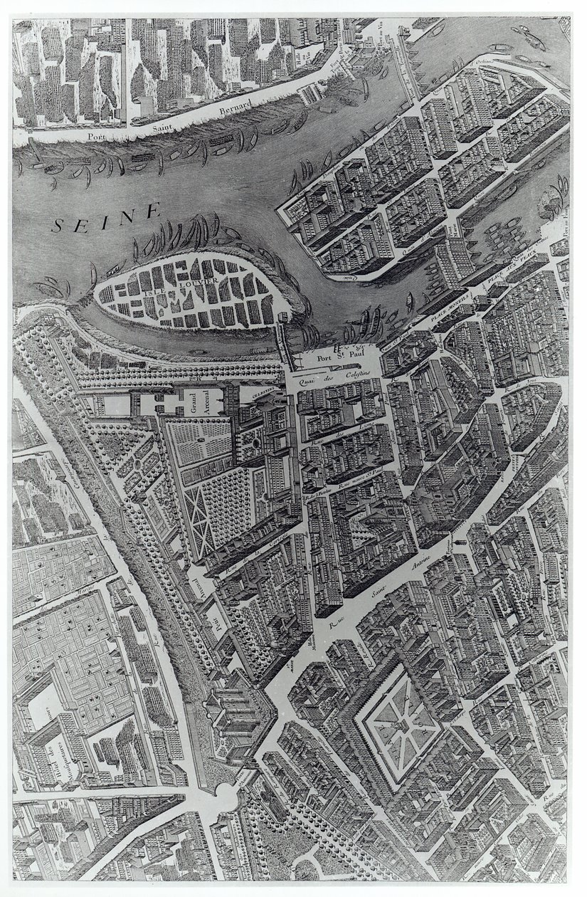 Plan of Paris, known as the 