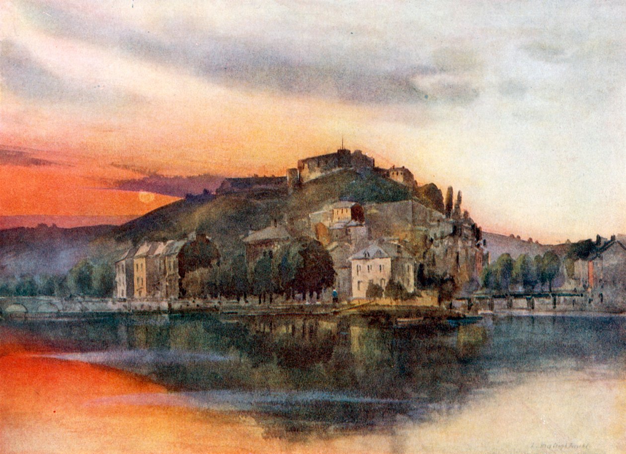 General View of Namur and its Citadel by Louis Burleigh-Bruhl
