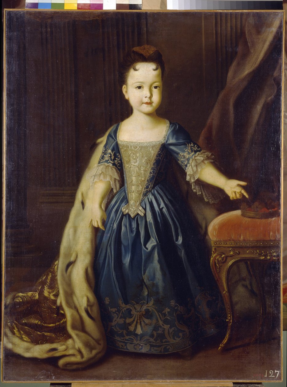 Portrait of the Grand Duchess Natalia Petrovna of Russia by Louis Caravaque