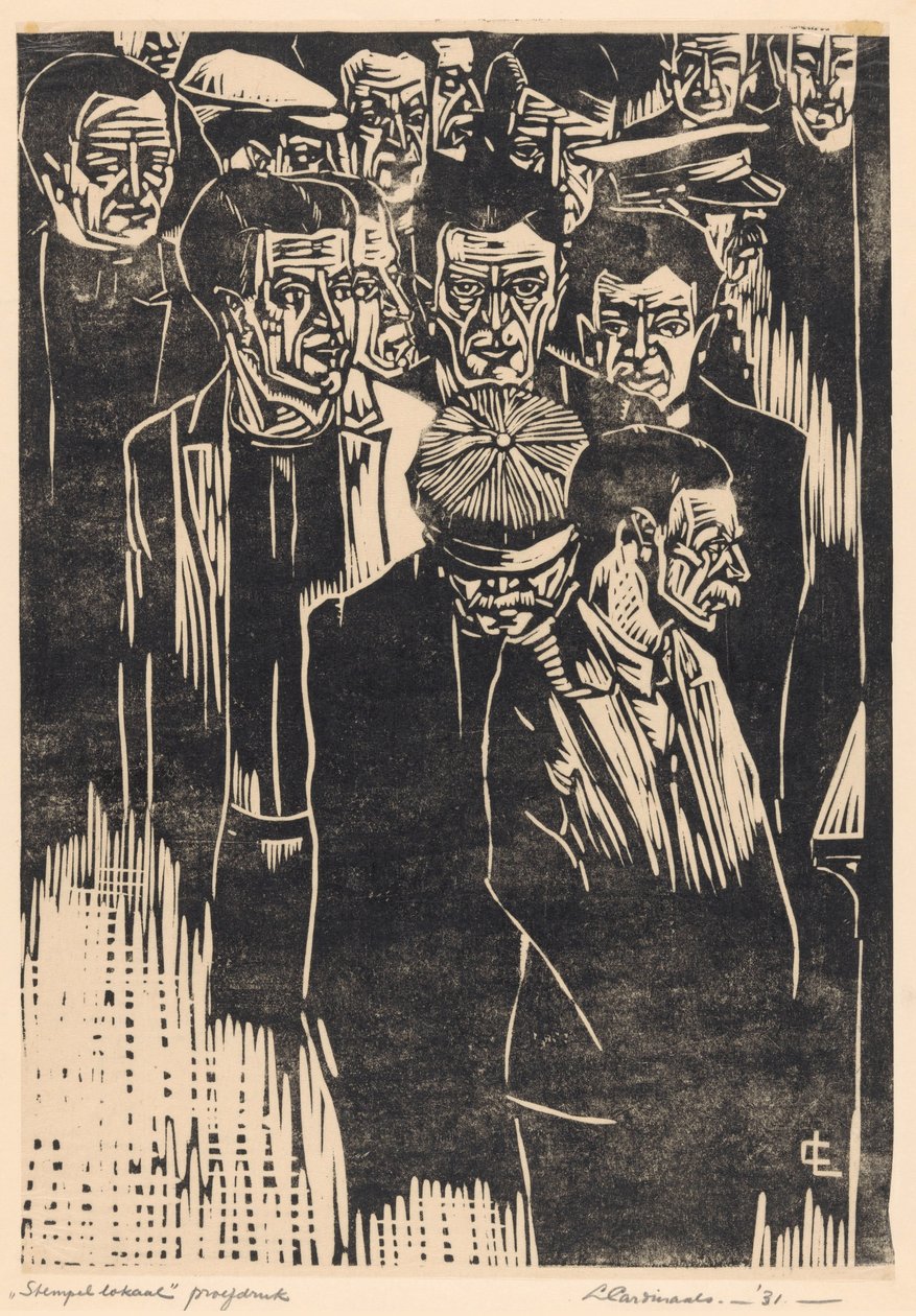 Stamp Room by Louis Cardinaals (signed by artist)