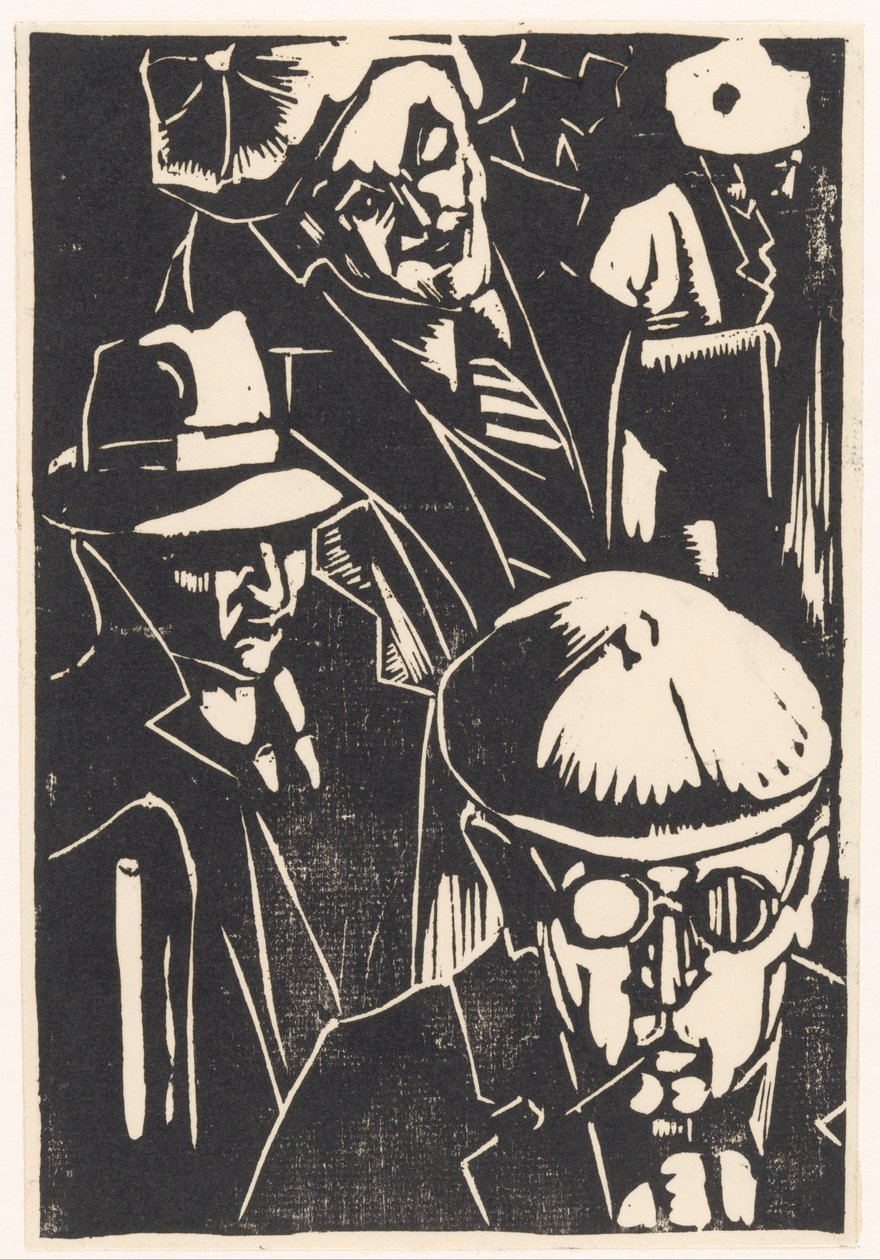 Passersby by Louis Cardinaals (signed by artist)