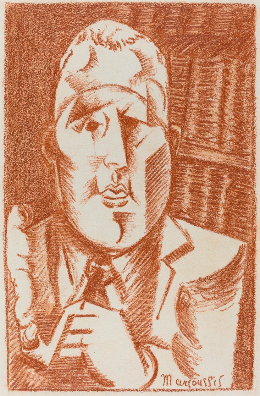 Guillaume Apollinaire by Louis Casimir Ladislas Marcoussis