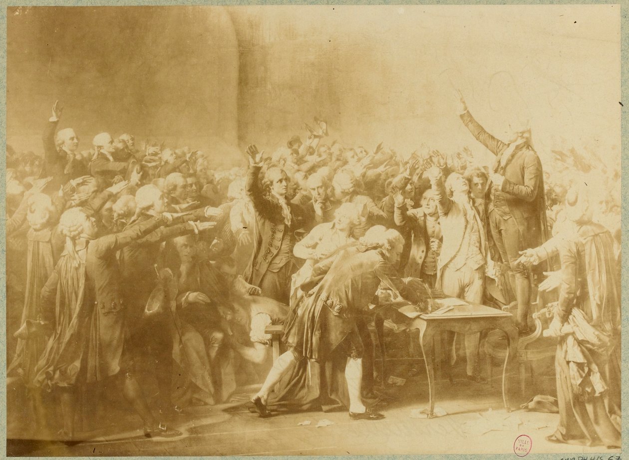 The Oath of the Tennis Court, June 20, 1789 by Louis Charles Auguste (after) Couder