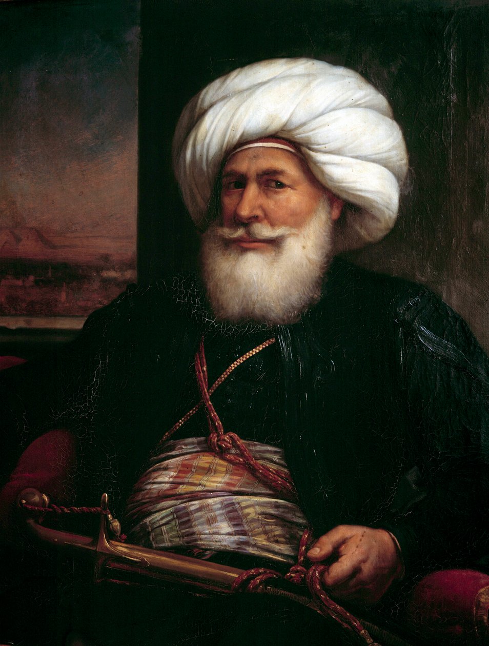 Portrait of Muhammad Ali Pasha by Louis Charles Auguste Couder