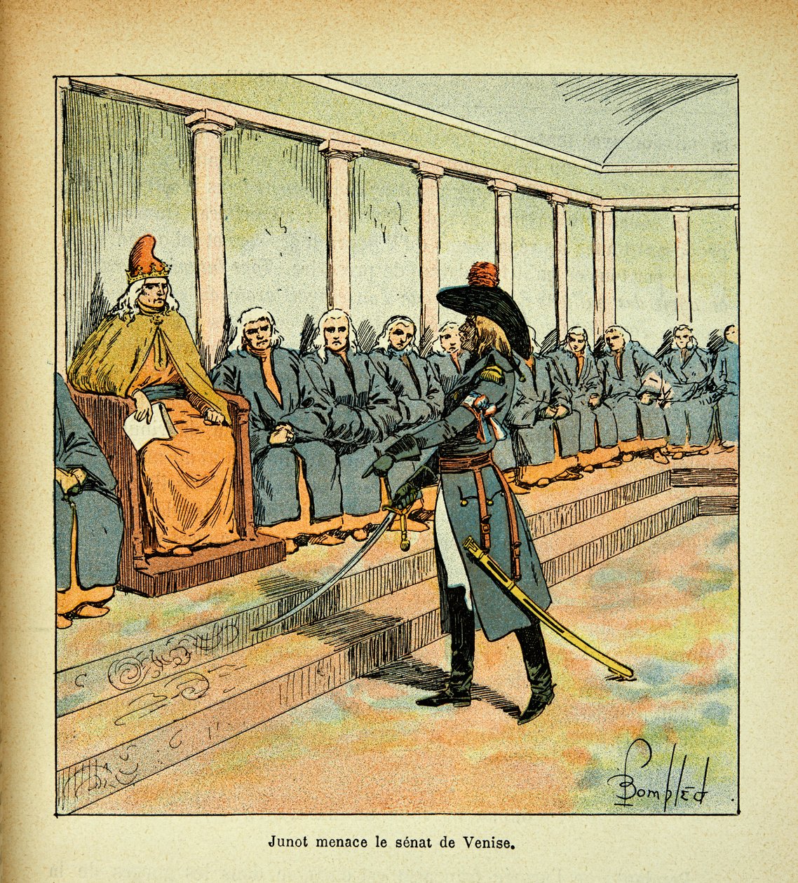 Junot (Jean Andoche Junot, Duke of Abrantes, known as La Tempete) by Louis Charles Bombled