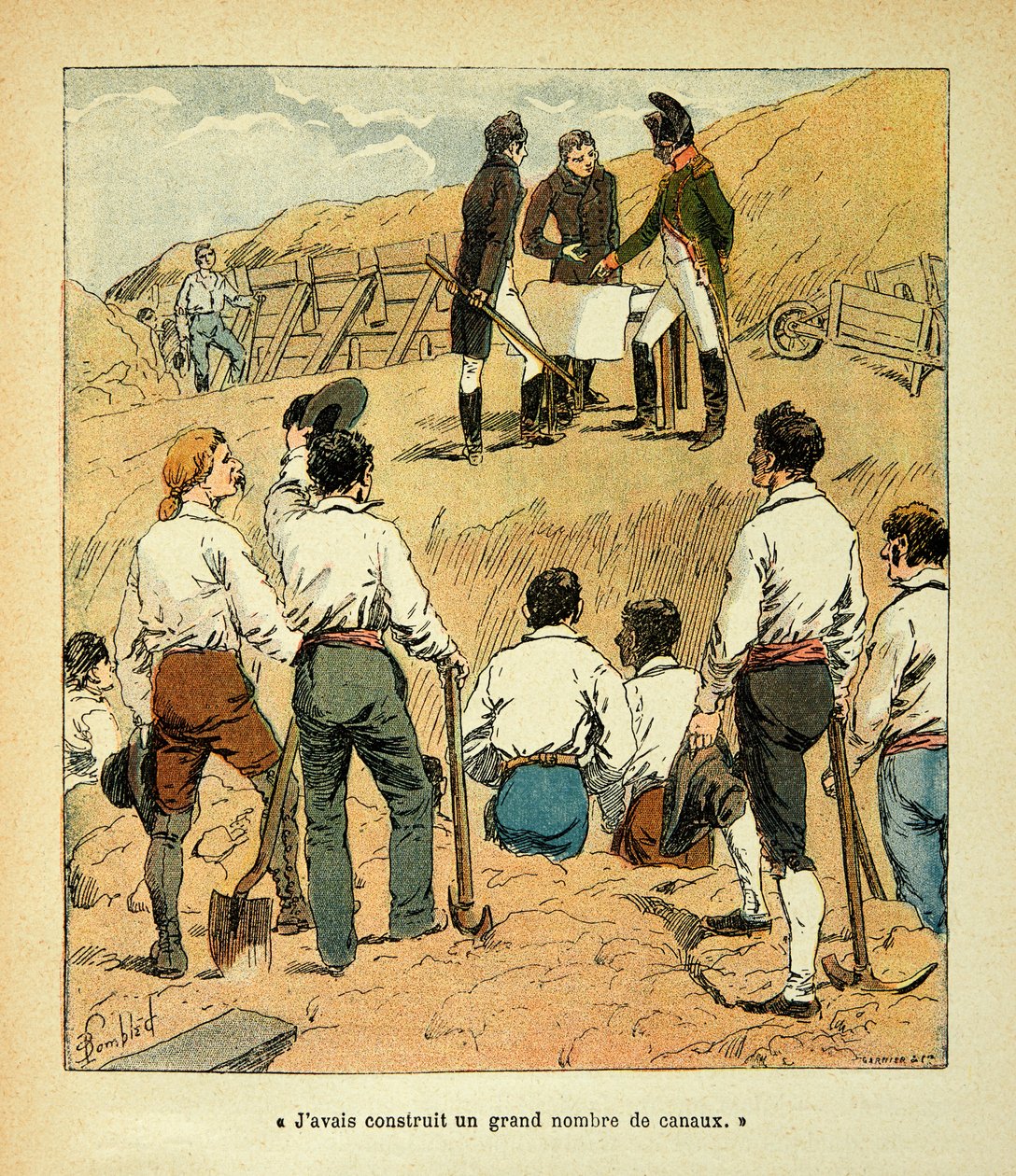 Napoleon directed major works in France during his reign by Louis Charles Bombled
