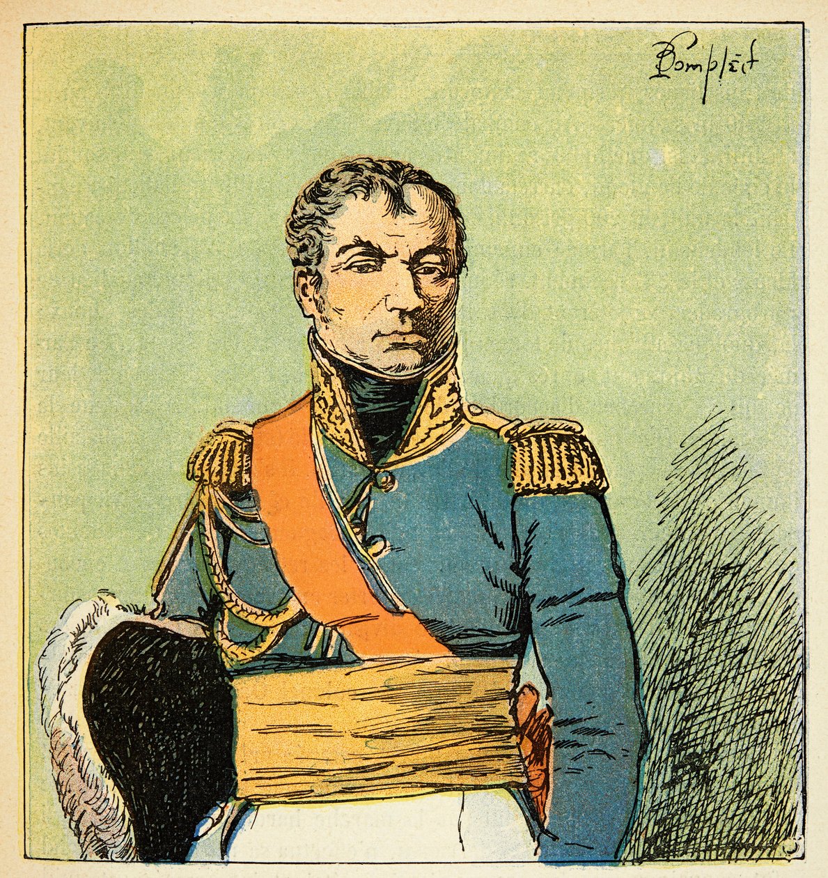 Illustration by Louis Bombled (1862-1927) from the Book 