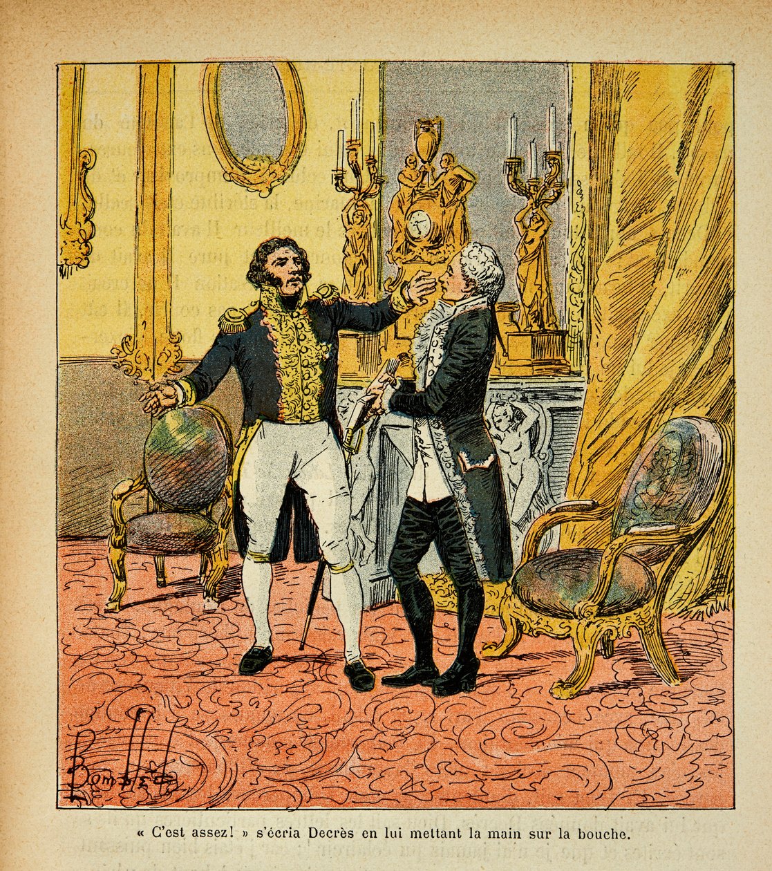 Talleyrand Facing Denis Decres by Louis Charles Bombled