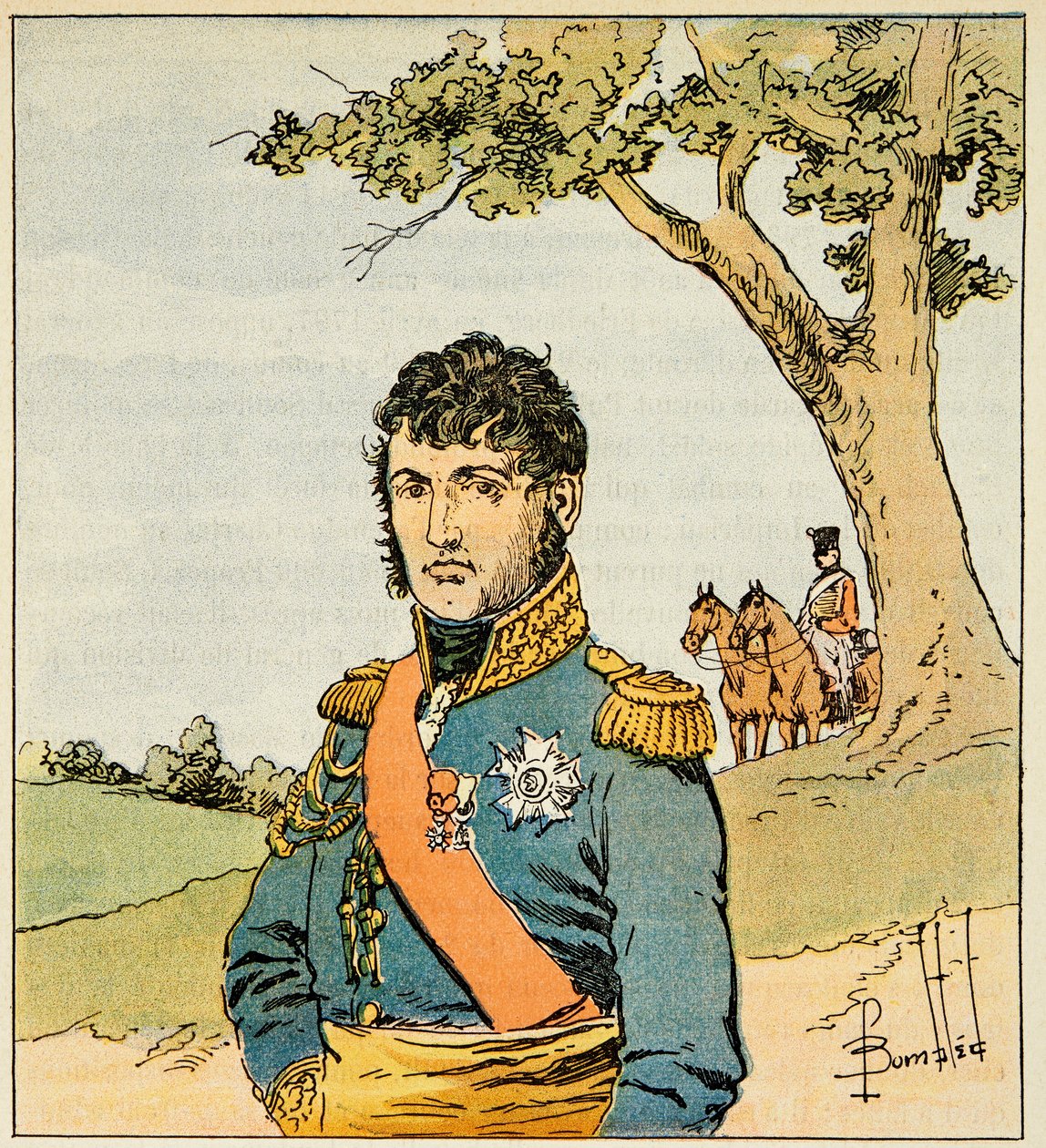 Portrait of Marshal Jean de Dieu Soult, Duke of Dalmatia by Louis Charles Bombled