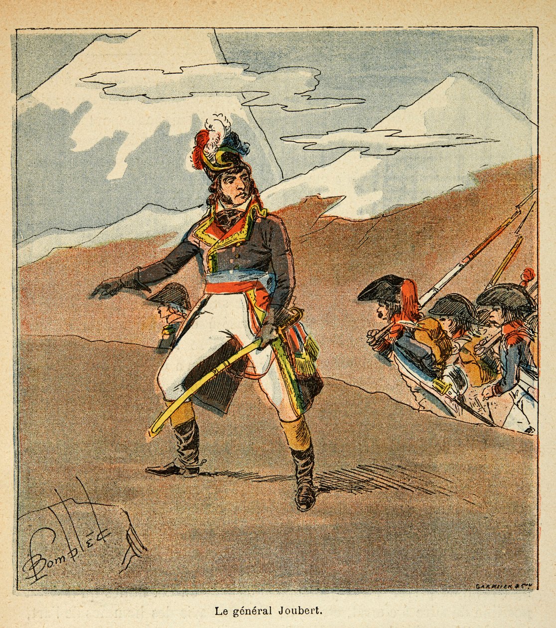 Portrait of General Joubert (1769 - 1799) (Illustration from 