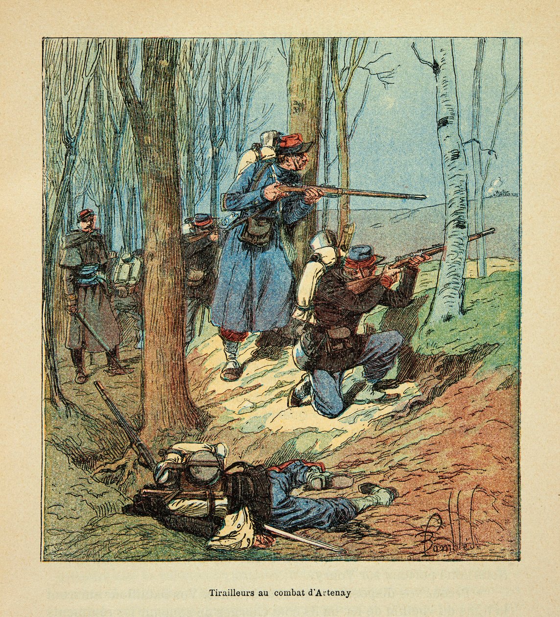 French Tirailleurs at the Combat d