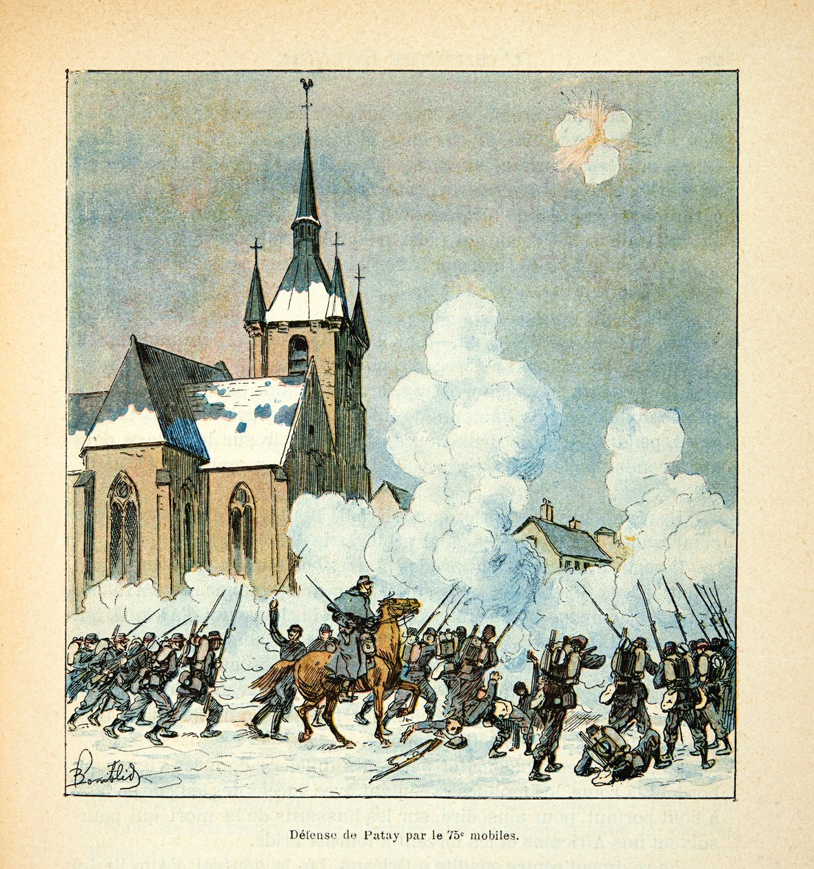 The Army of the Loire: Defense of the City of Patay by the 75th Mobiles in December 1870 by Louis Charles Bombled