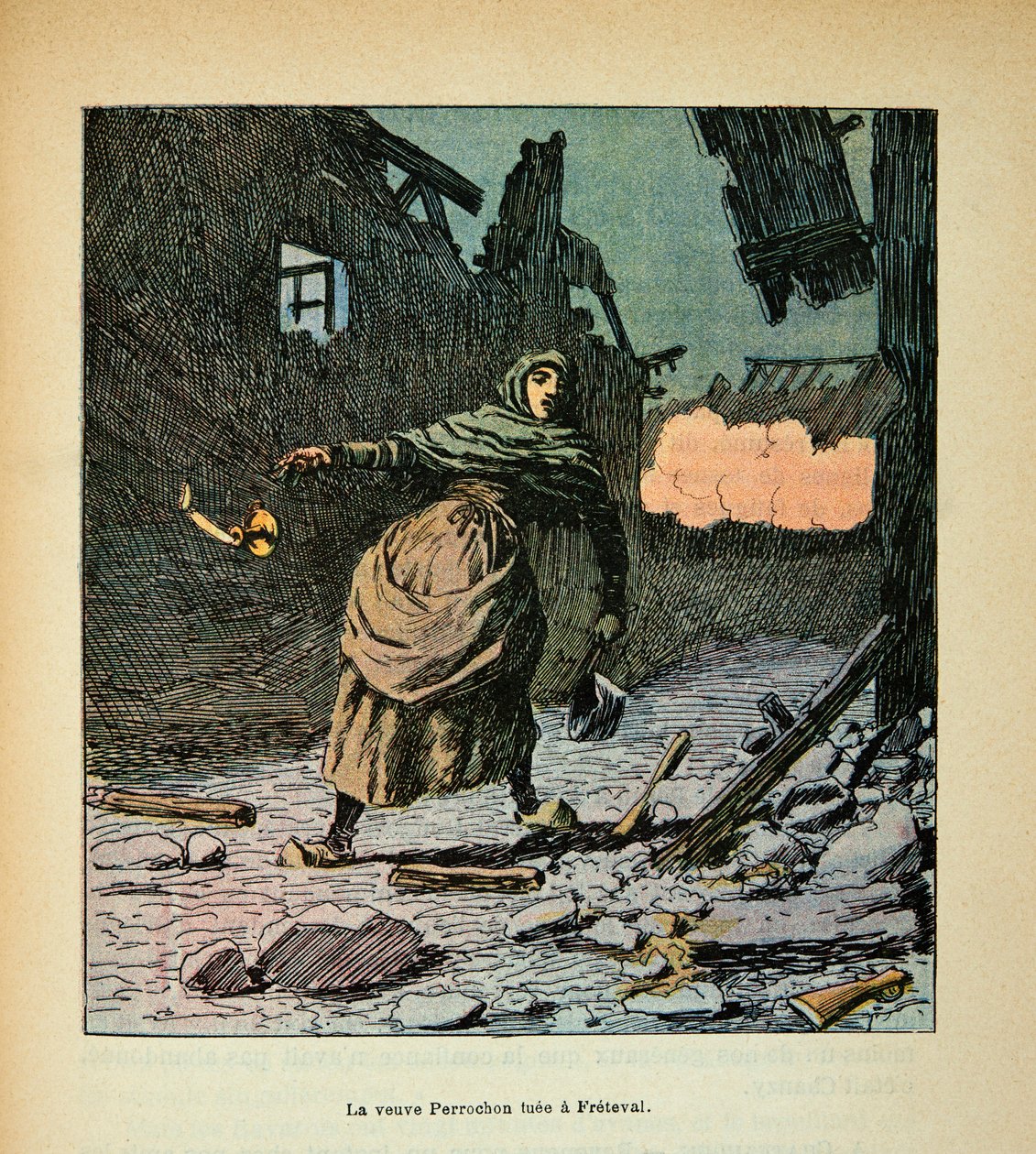 The Widow Perrochon Killed in Freteval by Louis Charles Bombled