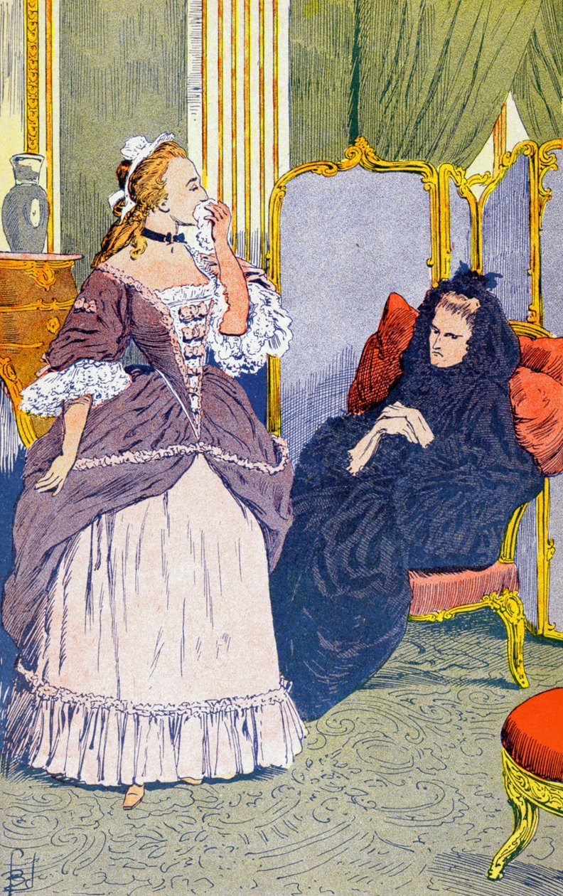 Mrs of Luxembourg and the Princess of Robecq by Louis Charles Bombled