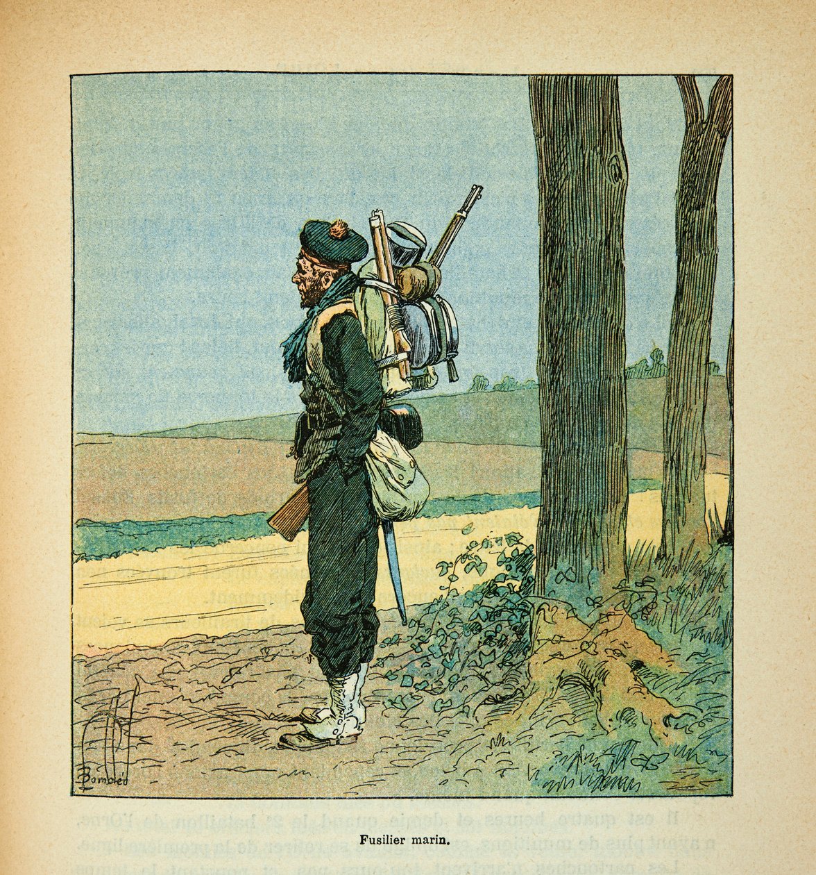 The Army of the Loire: Marine Fusilier in 1870 by Louis Charles Bombled