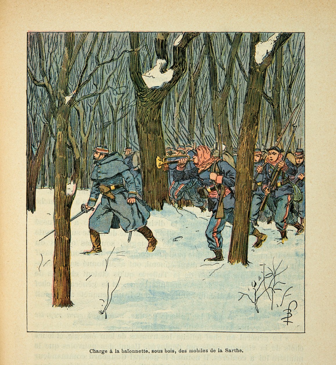 Battle of Le Mans in January 1871, Loading the Mobile Phones of the Sarthe by Louis Charles Bombled