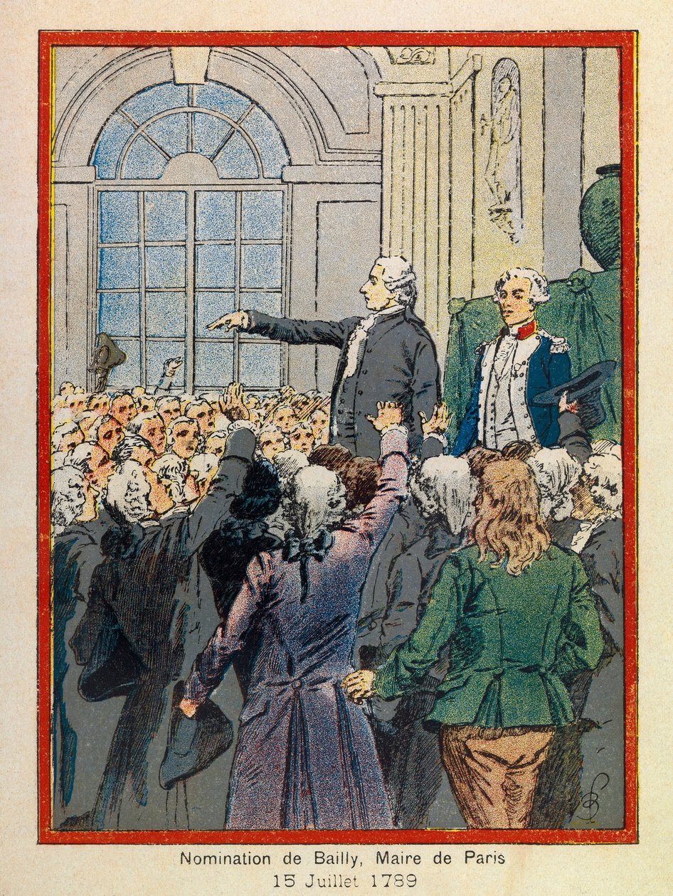 The Grand Journees of the Hotel de Ville de Paris by A. Mercier, illustrated by Louis Bombled: On July 15 by Louis Charles Bombled