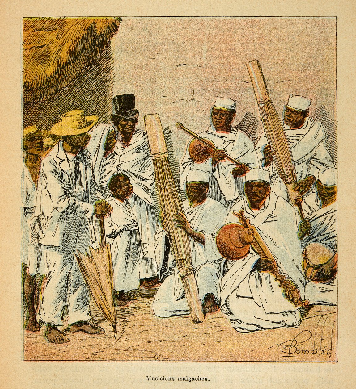 Malagasy Musicians in the 19th Century by Louis Charles Bombled