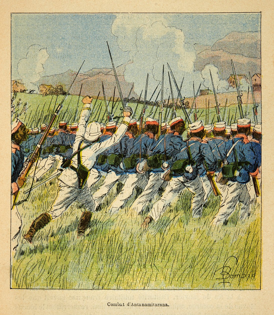 The War in Madagascar: French Troops During the Antanamitarana Battles in 1895 by Louis Charles Bombled