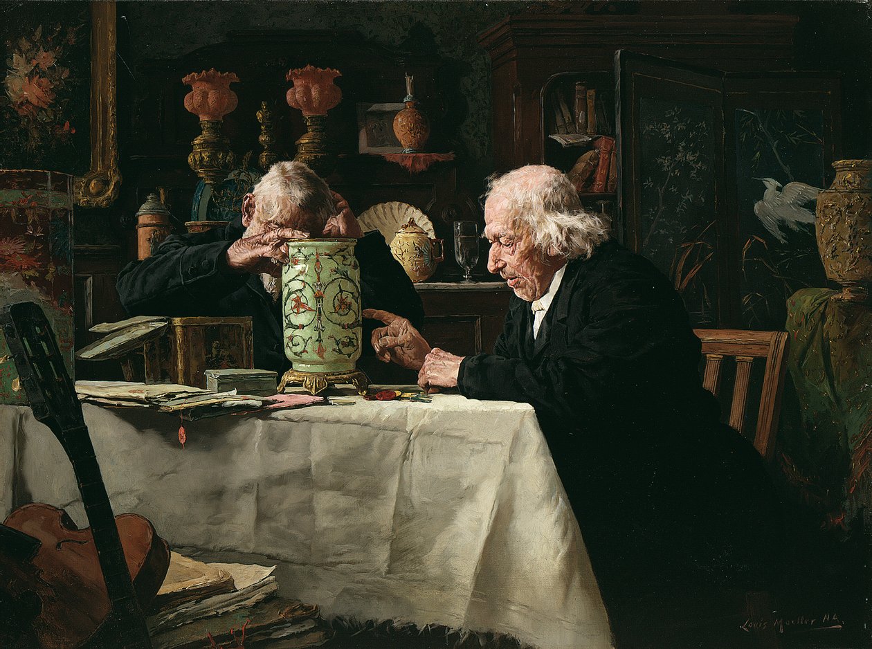 The Connoisseurs by Louis Charles Moeller