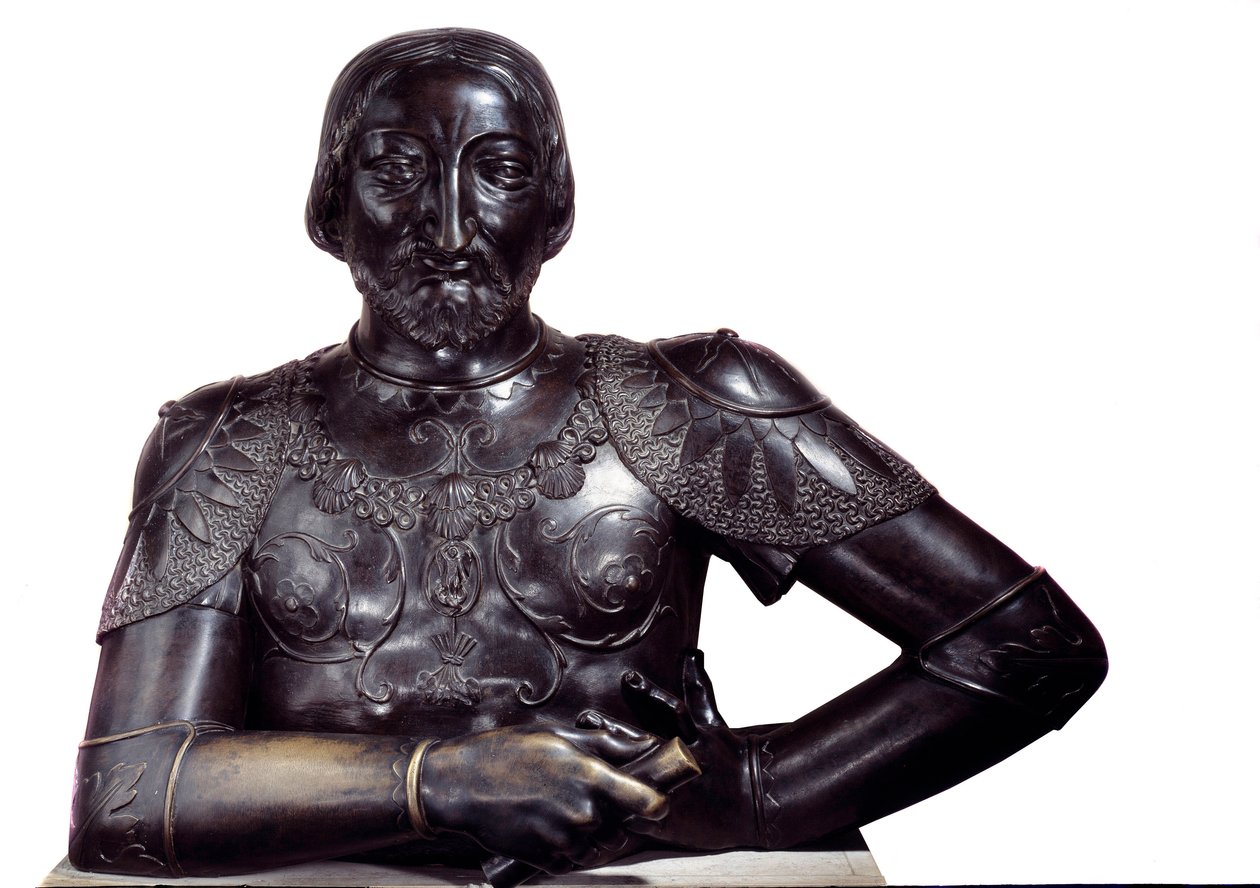 Bust of the King of France Francois I in Bronze. Sculpture by Louis Claude Antoine Vasse by Louis Claude Vassé