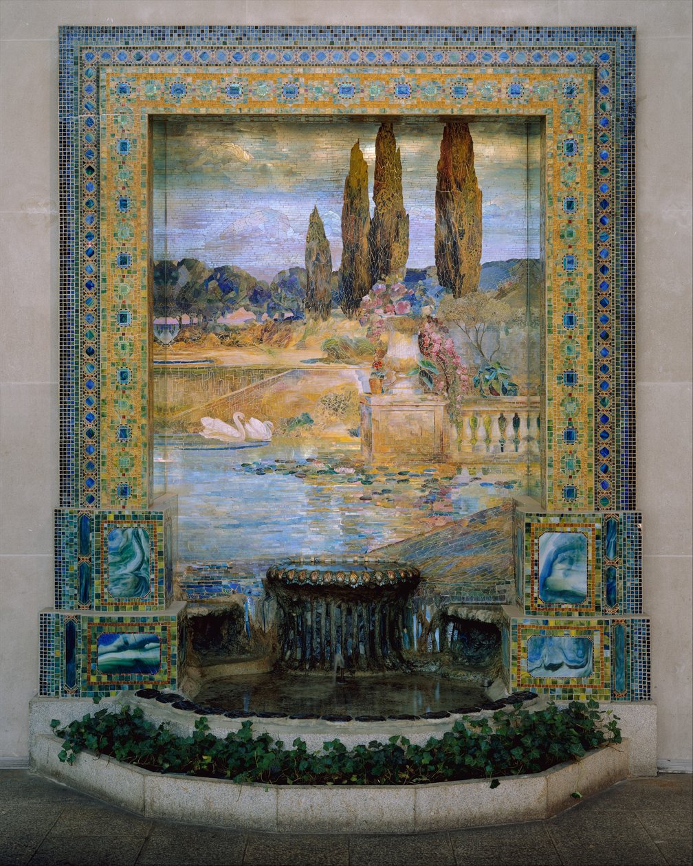 Garden Landscape, c.1905-15 by Louis Comfort Tiffany
