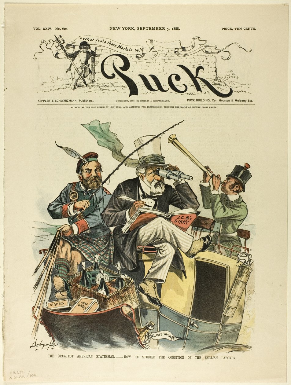 The Great American Statesman, Puck by Louis Dalrymple