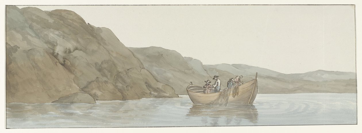 View of Cape Paceco in Calabria Near the City of Scilla by Louis Ducros