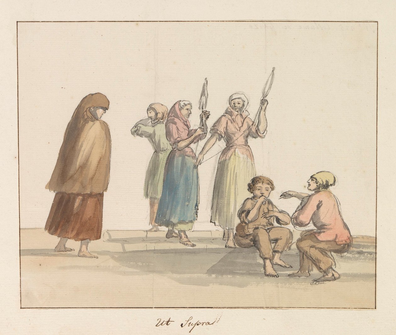 Costumes of the Island of Gozo by Louis Ducros