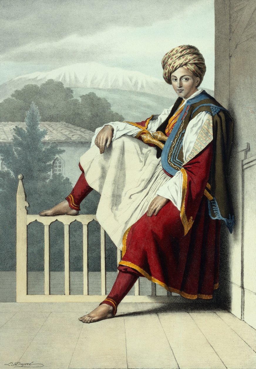 An Attendant to Veli Pasha of Thessaly, c.1819 by Louis Dupre