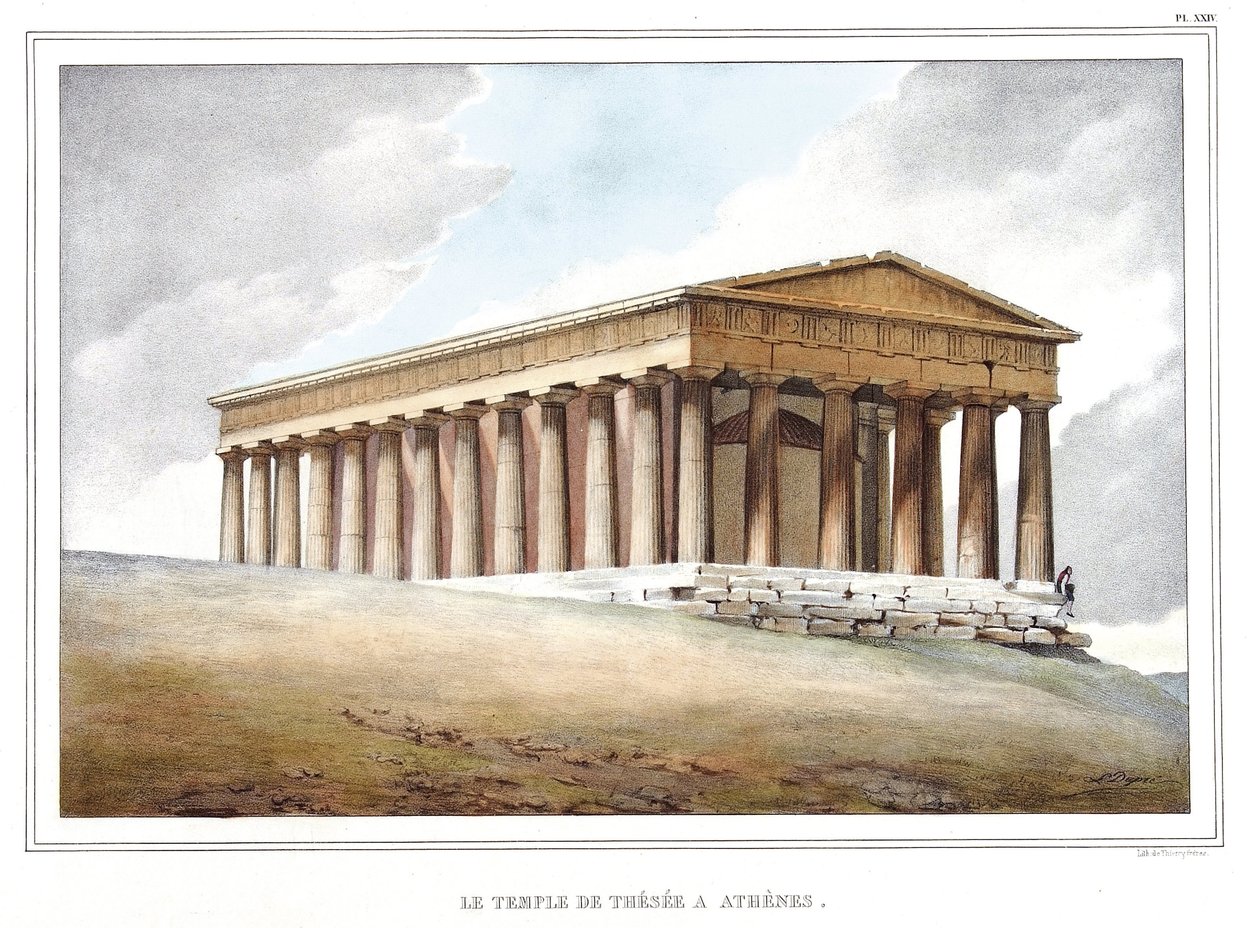 The temple of Thesee a Athenes. in 