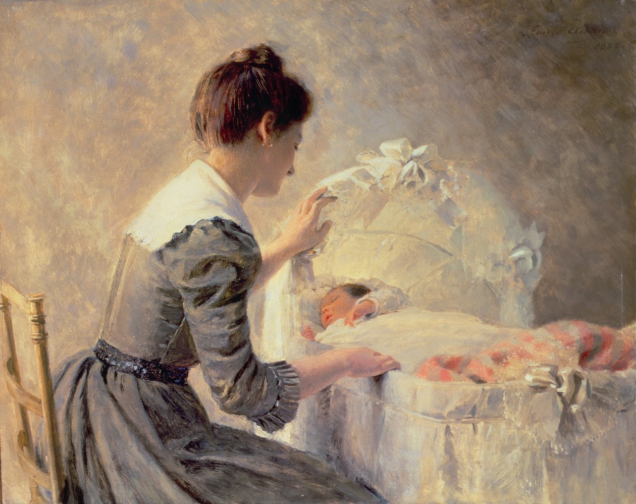Motherhood by Louis Emile Adan: Buy fine art print