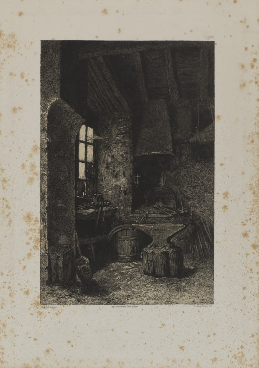 Interior of a Blacksmith