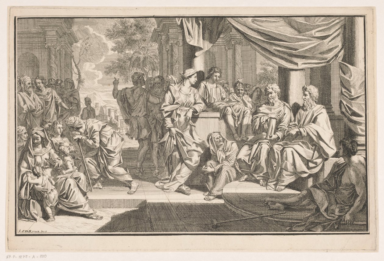 Paul and Barnabas Preaching at the Temple